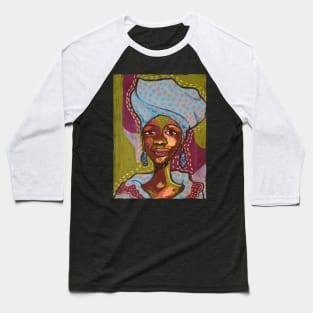 South African Woman Baseball T-Shirt